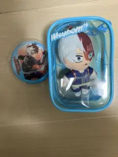 ヒロアカ 轟焦凍 USJコラボ ぬいぐるみ＆缶バッジセット