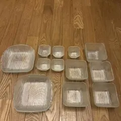 ガラスの器セット　昭和レトロ