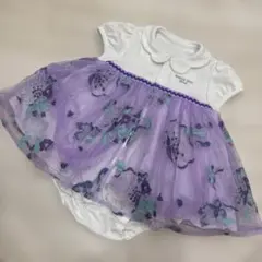 ANNA SUI mini ベビー ワンピース チュール 花柄 刺繍　70のサムネイル