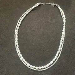 淡水パール 二重ネックレス