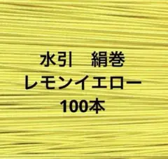 水引 絹巻 レモンイエロー100本