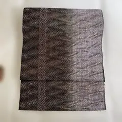 正絹刺し子刺繍紬袋帯 「道長有職文」 - メルカリ