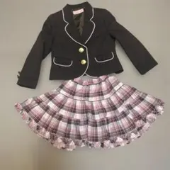 フォーマルスーツとチェック柄スカートセット