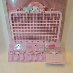 サンリオ　マイメロディ　メッシュパネル　フックセット　フックトレイのサムネイル
