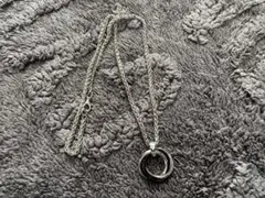 [Yooping] ネックレス メンズ ３連 リング ペンダント