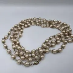 オールド セリーヌ ロング パール ネックレス マカダム オールド セリーヌ ロング パール ネックレス マカダム - メルカリ