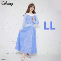 ちはる　オーロラ姫　ルームワンピース　ブルー　ＬＬのサムネイル