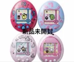 新品未開封　たまごっち　チョコ缶　４種セット　お菓子　くちぱっち　まめっち