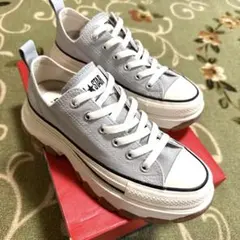 美品　厚底　コンバース CONVERSE ALL STAR トレックウエーブOX