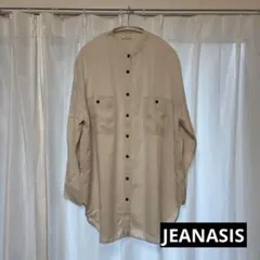 【JEANASIS】ベージュ 長袖シャツ Fサイズのサムネイル