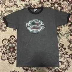 90s 00s USA ブラウン　リンガーt 同色　古着　Tシャツのサムネイル