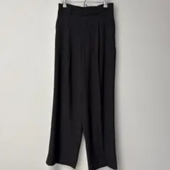 ダークブラウン スラックスパンツ