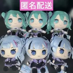 初音ミク　きゅるまるBIGぬいぐるみ　朝顔　雪ミク×クロミ　まとめ売りのサムネイル