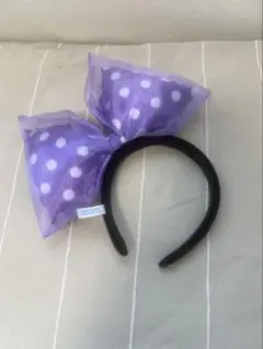 ディズニー　ミニー　カチューシャ　リボン
