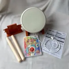 【動作確認済】太鼓の達人 Wii 決定版 タタコン同梱セット ソフト＋太鼓