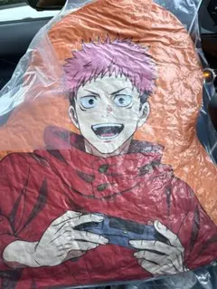 呪術廻戦セガラッキーくじ⭐︎虎杖悠仁ダイカットクッション1点ステッカーセット2点