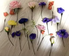 アーティシャルフラワー19本セット ヘアアクセサリー　ウェディング