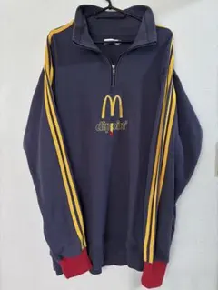 グラニフ Graniph マクドナルド コラボハーフジップスウェット XL 美品