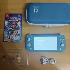 Nintendo Switch Lite ターコイズ 本体 + マリオ+ラビッツ