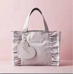 sweet6月号 付録JILLSTUART フリルトートバッグ＆ポーチチャーム