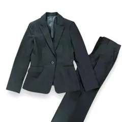 美品　コムサイズム パンツスーツ セットアップ ストレートパンツ　黒　M