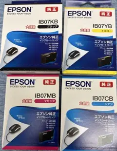 EPSON 純正インクカートリッジ IB07 4色セット 大容量 - メルカリ
