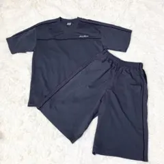 スポーツウェア上下セット　半袖　ハーフパンツ　トレーニング　運動　Mサイズ