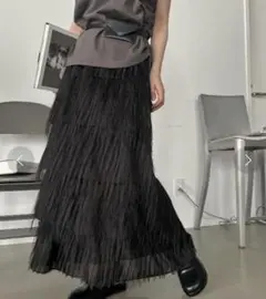 willfully 黒 フリンジスカートのサムネイル