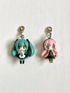 初音ミク・巡音ルカ ぷちフィギュア チャーム 2個セット