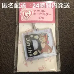 ハッピーくじ　ディズニー　にゃんにゃんにゃん　G賞　アクリルキーホルダー　ダイナ