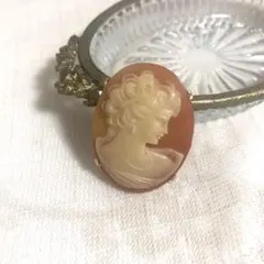 ヴィンテージ カメオ　ブローチ