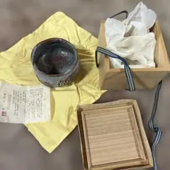 桃山窯 林英仁作 抹茶碗 茶道具 共箱付のサムネイル