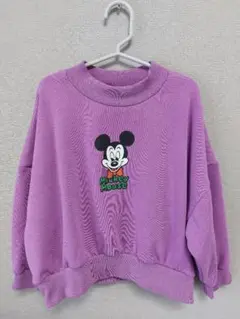 ミッキーマウス 裏起毛 トレーナー 120