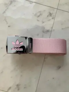 adidas ピンク ナイロンベルト