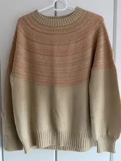 Golden Bear レディース長袖ニット アイボリー Mサイズ