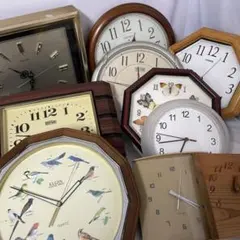 掛け時計 まとめて 10点 掛時計 昭和レトロ インテリア SEIKO - メルカリ