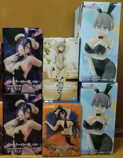フィギュア　宇崎ちゃんは遊びたい！　宇崎月　宇崎花　オーバーロード　アルベド