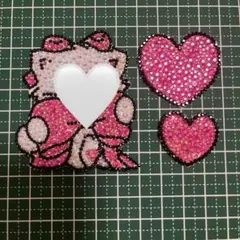 うちわデコ　デコうちわ　パーツ　3点セット