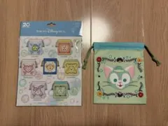 東京ディズニーシー ダッフィー＆フレンズ 20周年 巾着 ジェラトーニ