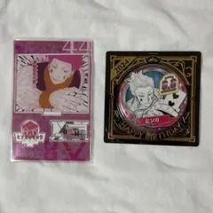 HUNTER × HUNTER ヒソカ バースデイ缶バッジ アクリルスタンド