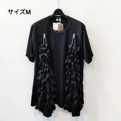 未使用 26SSコムデギャルソンオムプリュス ジップフリルTシャツ - メルカリ