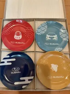 SUBARU オリジナル豆皿 4枚セットのサムネイル