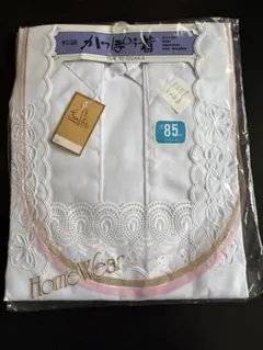 【未使用品】和装 割烹着 レース付き 丈85cm