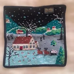 新品⭐︎ Lake Alster ウォッシュタオル 黒　　クリスマスのサムネイル