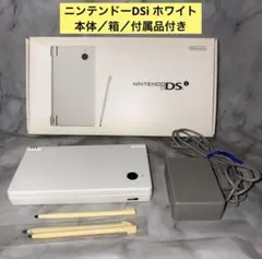 ニンテンドーDSi ホワイト 本体 箱、付属品付き 動作確認済み
