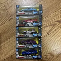 新品未開封 レーシングカー DIE-CAST-MEATL 5個セット car