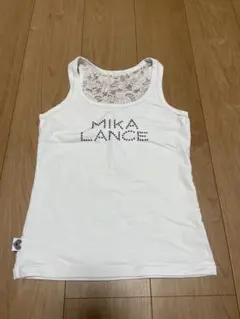 MIKANO ミカノ ミカランセ ☆レースタンクトップ　ホワイト　ジャザサイズ