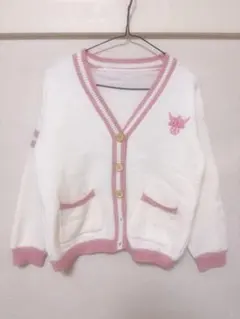ピンク カーディガン　制服