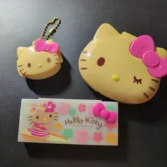 日焼けハローキティ アクセサリーケース 3個セット