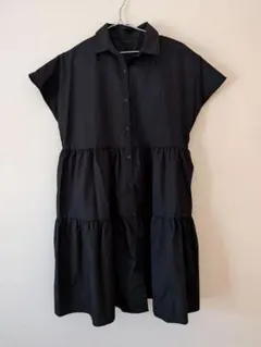 GUティアードミニシャツワンピース　半袖　M